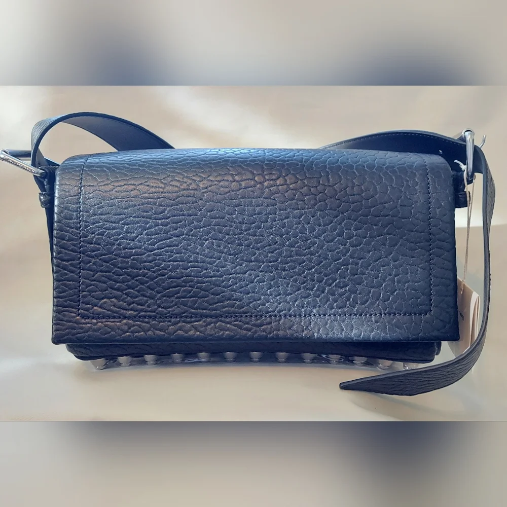 Alexander Wang Ricco Black Textured Leather Bag (Medium) - Picture 10 of 15